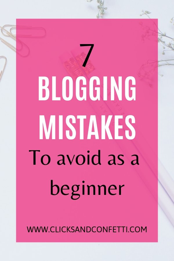 7 Blogging Mistakes To Avoid When You Start A Blog ⋆ Photography Roadmap