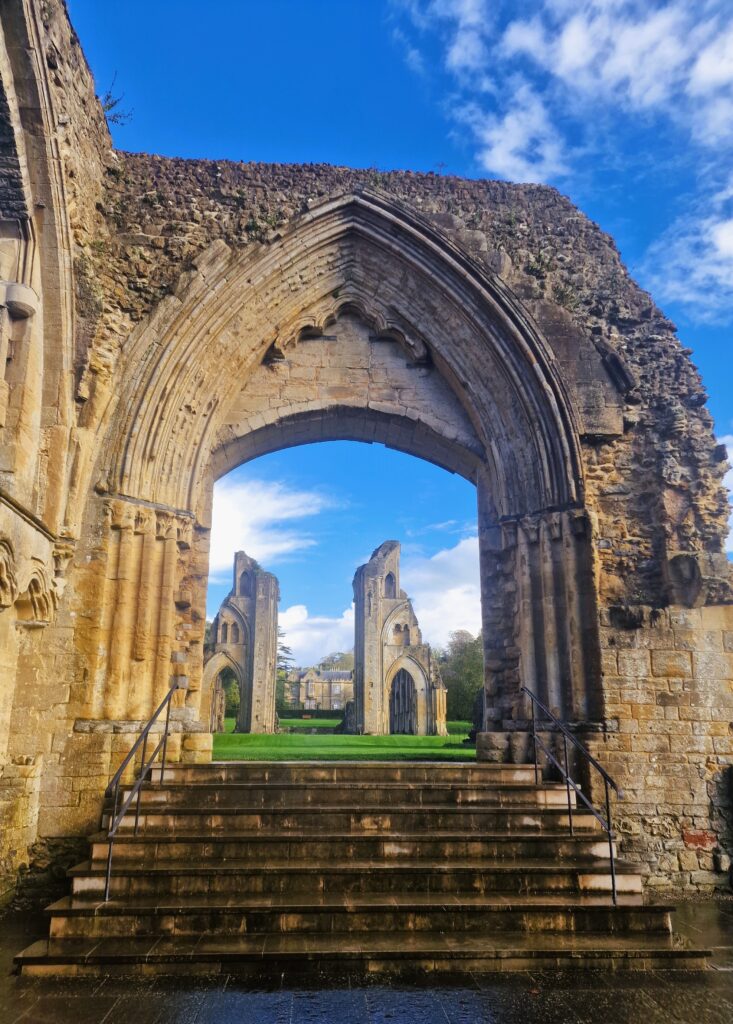 How To Take Good Photos On Your Phone - a photo of Glastonbury abbey