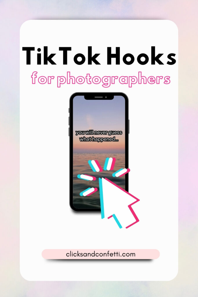TikTok Hooks for photographers