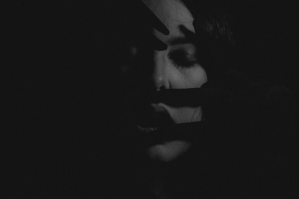 Dramatic side lighting
