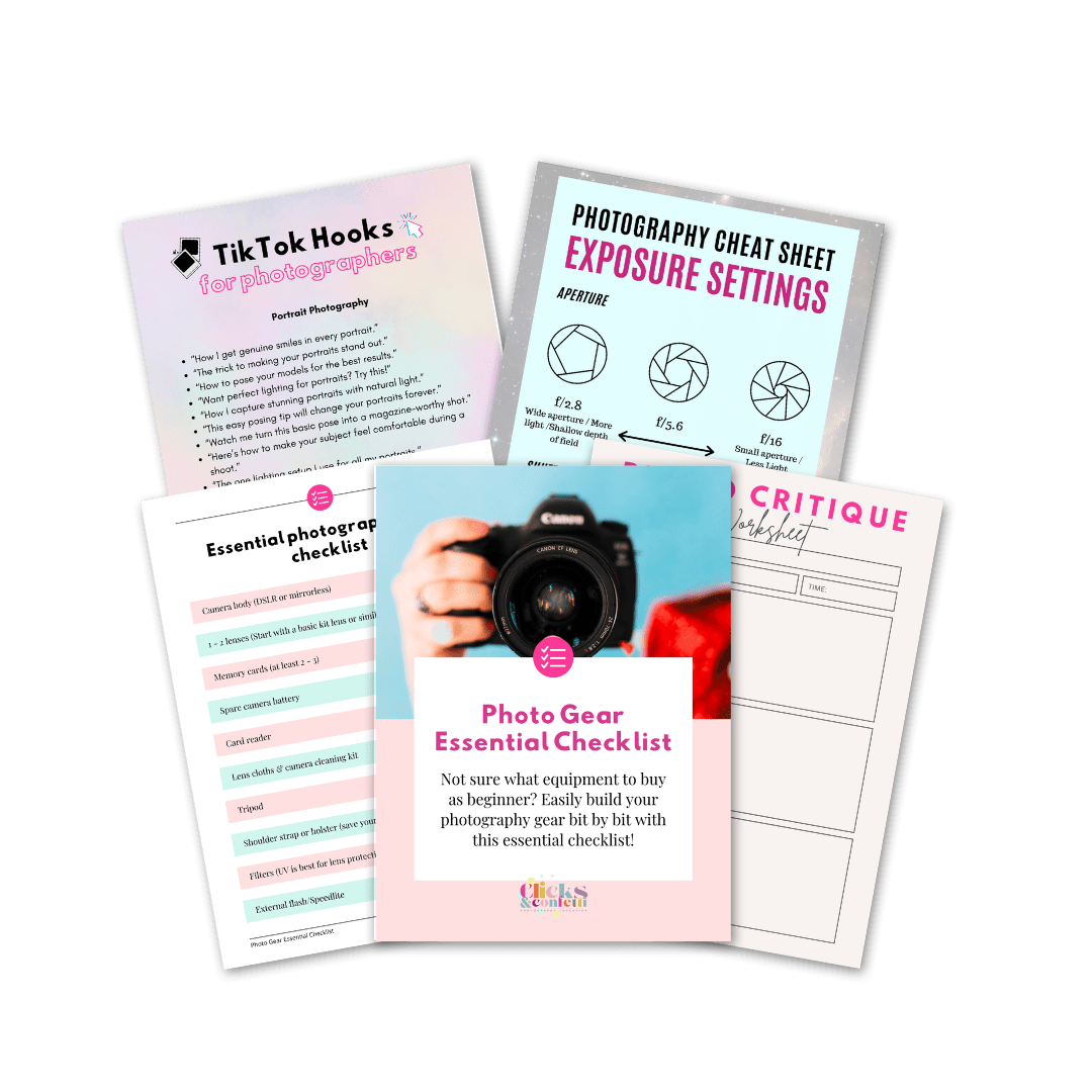 Photography Tips Blog Freebies