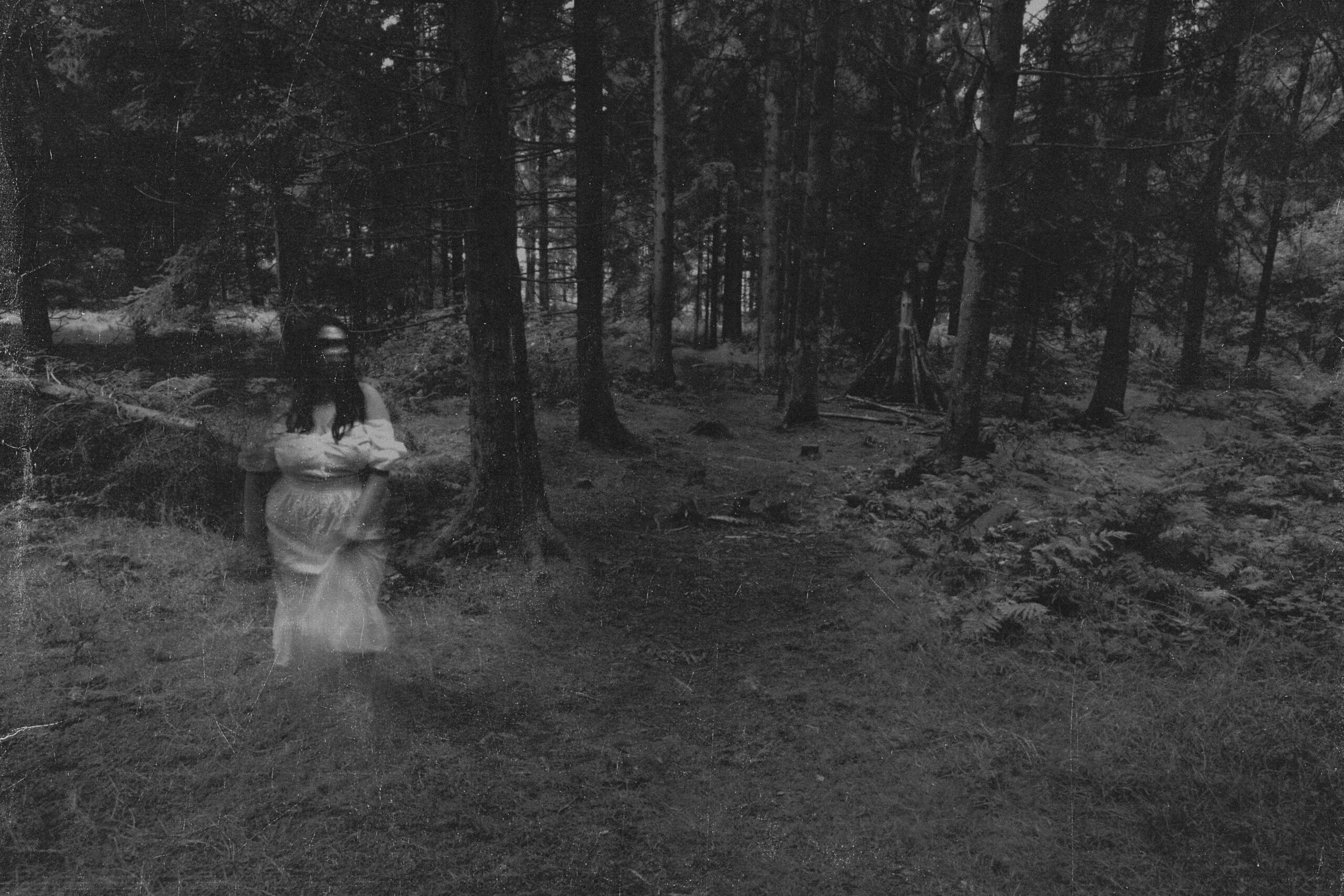 Slow shutter speed self portrait