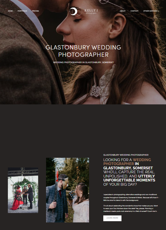Building a photography website